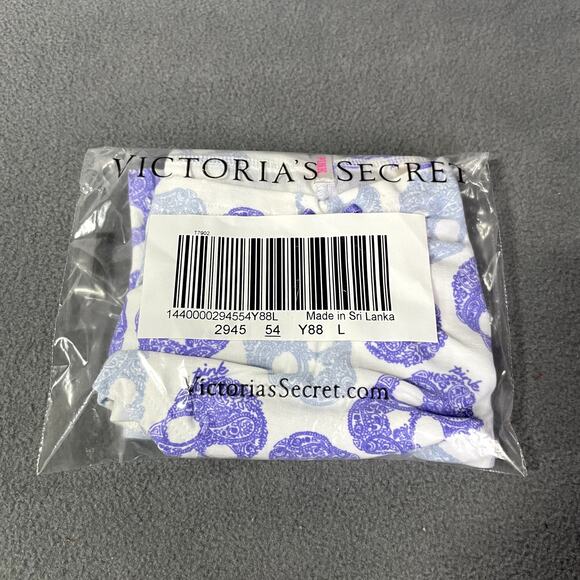 Victoria's Secret PINK 2013 Low Rise Cheekster Panty Purple Skulls Halloween - Picture 7 of 7